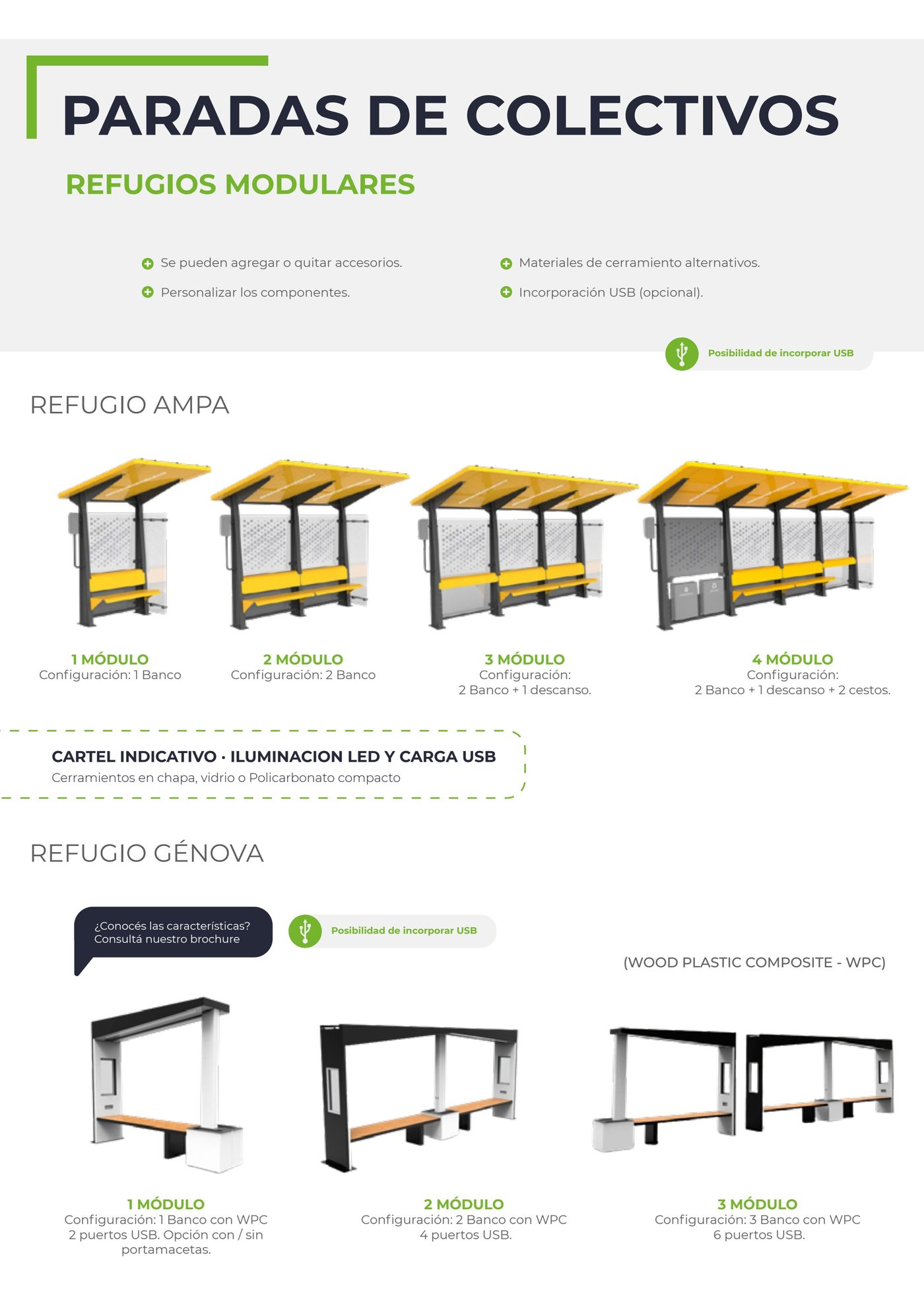 Refugios y paradas
