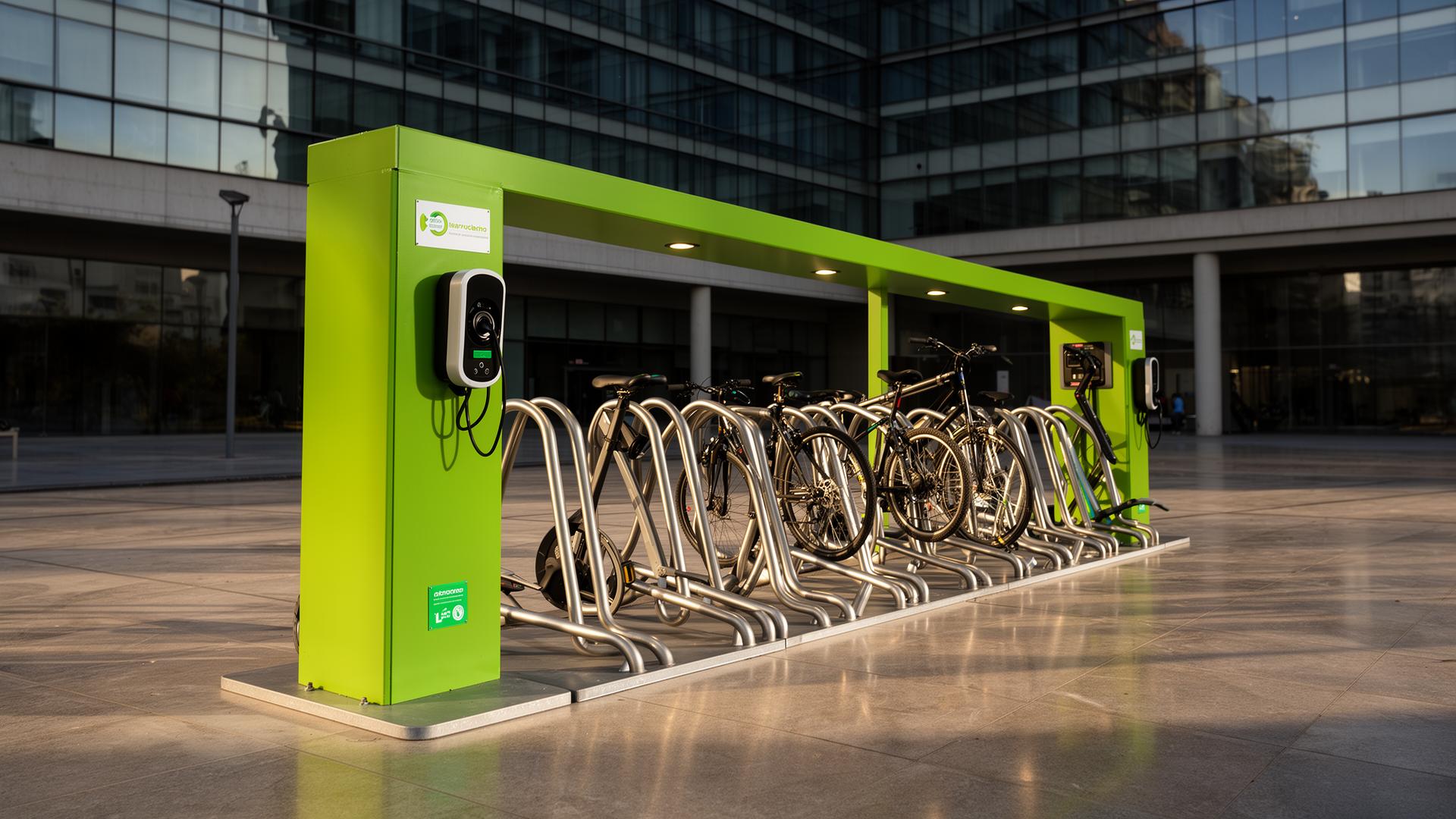 Raghsa — Bicicletero corporativo con cargadores