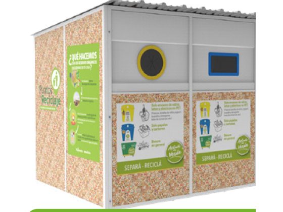 Punto Verde Ecológico Modulable — Puntos Verdes para Residuos Möbelcittá
